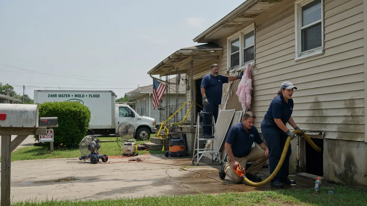 Water Damage Repair in Foxworth, MS near me